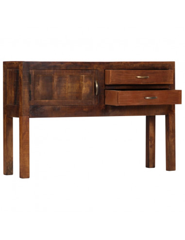 Credenza 118x30x75 cm in Legno Massello di Mango