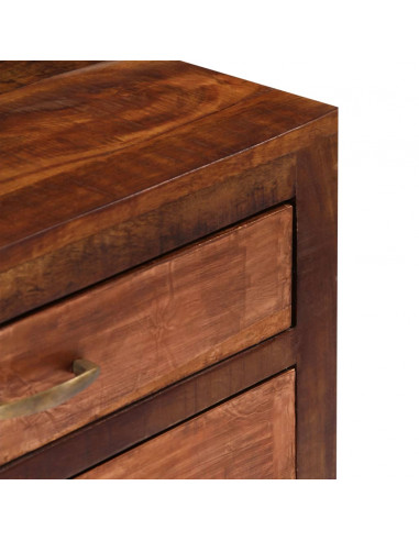 Credenza 118x30x75 cm in Legno Massello di Mango