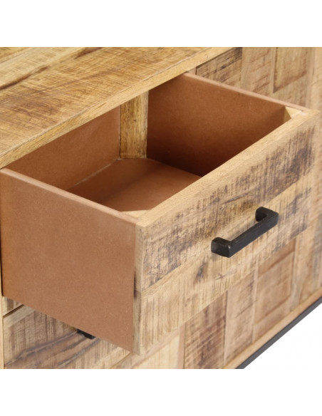Credenza 88x30x71 cm Legno Massello di Mango