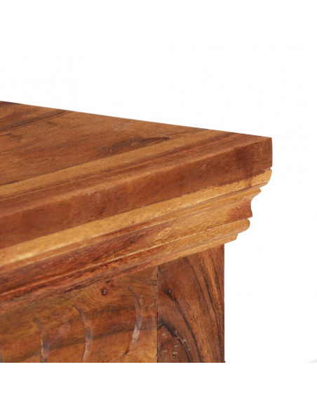 Credenza 63x30x75 cm in Legno Massello di Acacia