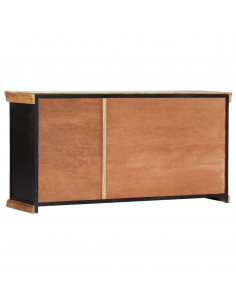 Credenza 150x40x75 cm in Legno Massello di Mango 2