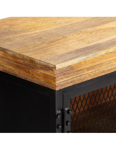 Credenza 150x40x75 cm in Legno Massello di Mango