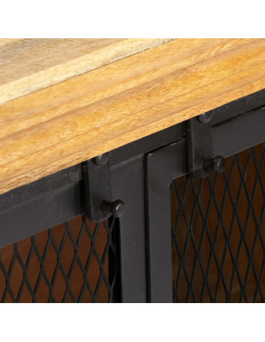 Credenza 150x40x75 cm in Legno Massello di Mango