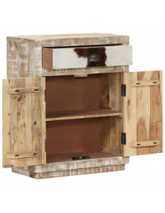 Credenza 60x30x75 cm in Legno Massello di Mango 2
