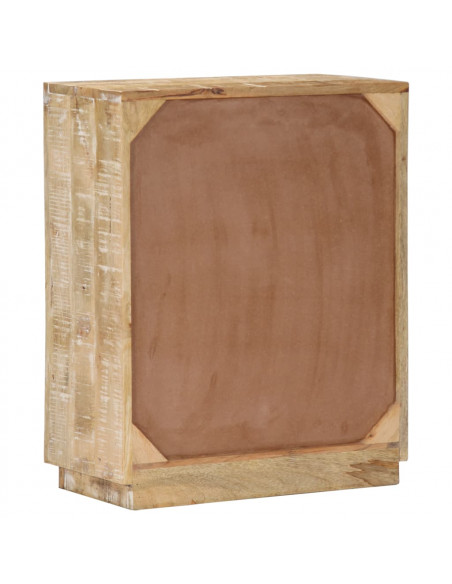 Credenza 60x30x75 cm in Legno Massello di Mango