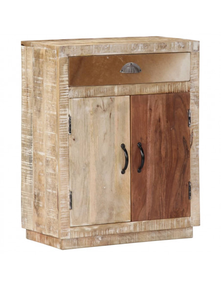 Credenza 60x30x75 cm in Legno Massello di Mango