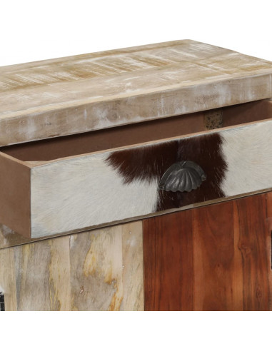 Credenza 60x30x75 cm in Legno Massello di Mango