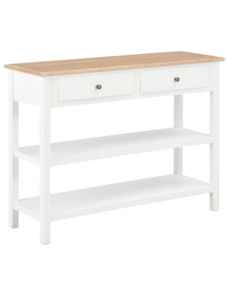 Credenza Bianca 110x35x80 cm in MDF
