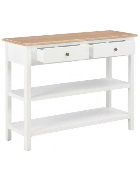 Credenza Bianca 110x35x80 cm in MDF