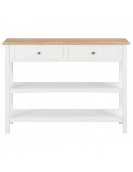 Credenza Bianca 110x35x80 cm in MDF