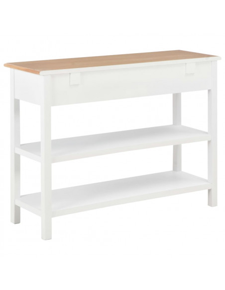 Credenza Bianca 110x35x80 cm in MDF
