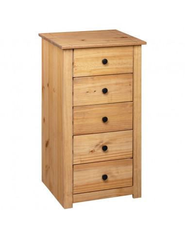 Credenza 46x40x89 cm in Legno Massello di Pino Panama Range