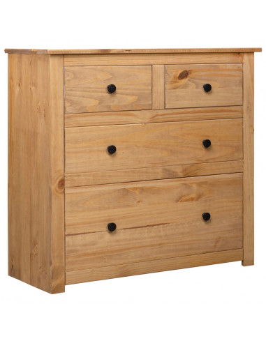 Credenza 80x40x83 cm in Legno Massello di Pino Panama Range