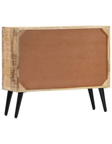 Credenza 88x30x73 cm in Legno Massello di Mango