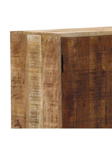 Credenza 88x30x73 cm in Legno Massello di Mango