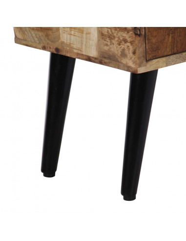 Credenza 88x30x73 cm in Legno Massello di Mango