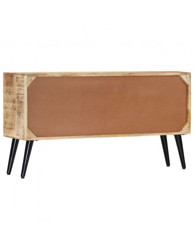 Credenza 118x30x62 cm in Legno Massello di Mango