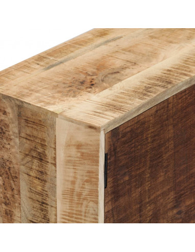 Credenza 118x30x62 cm in Legno Massello di Mango
