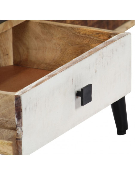 Credenza 118x30x62 cm in Legno Massello di Mango