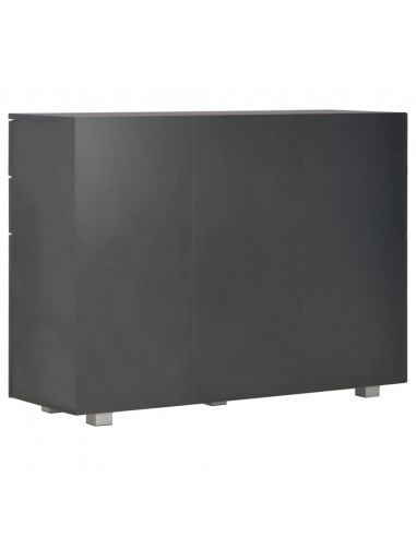 Credenza Nero Lucido 107x35x80,5 cm