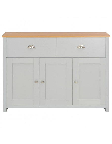 Credenza Grigia 112x35x81 cm
