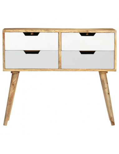 Credenza 85x40x71 cm in Legno Massello di Mango