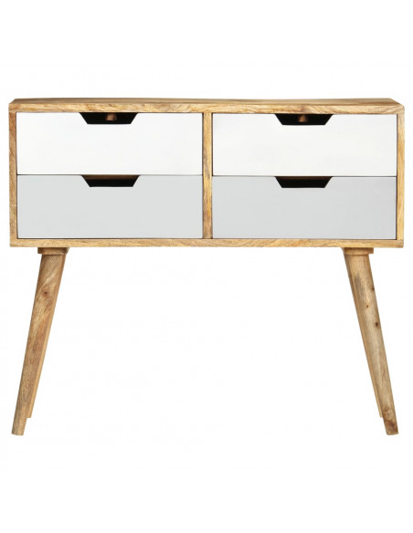 Credenza 85x40x71 cm in Legno Massello di Mango