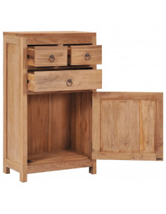 Credenza 50x30x90 cm in Legno Massello di Teak 2