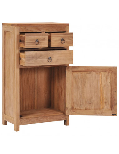 Credenza 50x30x90 cm in Legno Massello di Teak