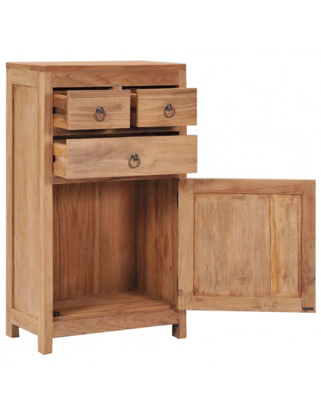Credenza 50x30x90 cm in Legno Massello di Teak