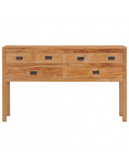 Credenza 125x30x75 cm in Legno Massello di Teak