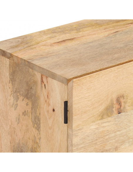 Credenza 145x30x60 cm in Legno Massello di Mango