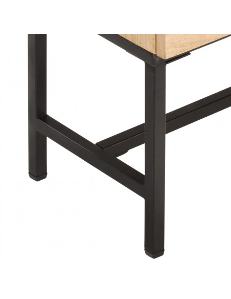 Credenza 145x30x60 cm in Legno Massello di Mango