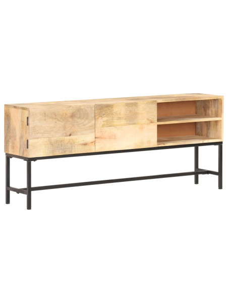 Credenza 145x30x60 cm in Legno Massello di Mango
