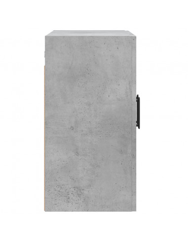 Mobile a Parete Grigio Cemento 60x31x60 cm in Legno Multistrato