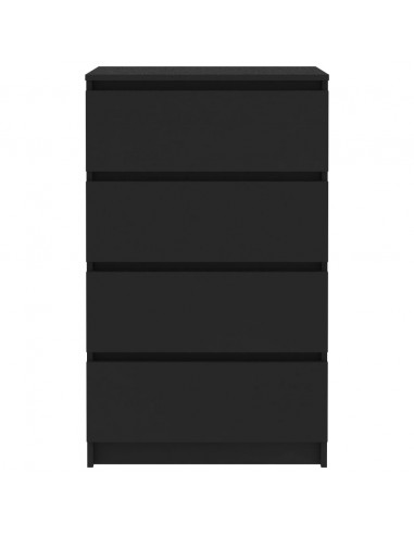 Credenza Nera 60x35x98,5 cm in Legno Multistrato