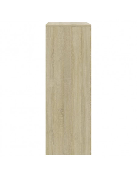 Credenza 6 Cassetti Rovere Sonoma 50x34x96cm Legno Multistrato