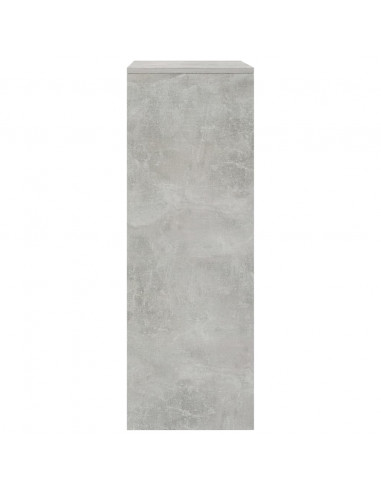 Credenza 6 Cassetti Grigio Cemento 50x34x96cm Legno Multistrato