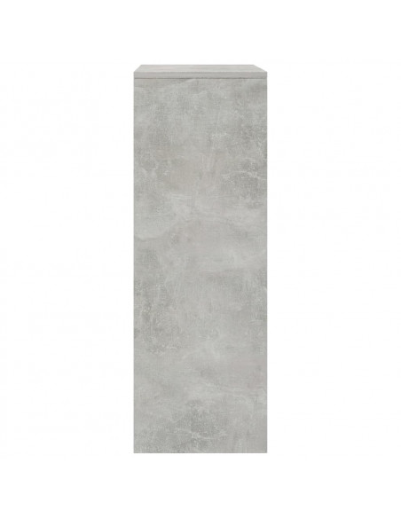 Credenza 6 Cassetti Grigio Cemento 50x34x96cm Legno Multistrato