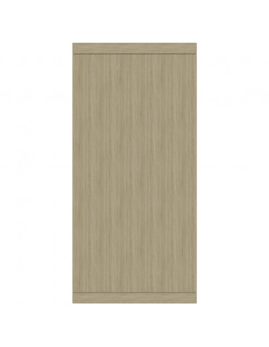 Credenza Rovere Sonoma 88x30x65 cm in Legno Multistrato