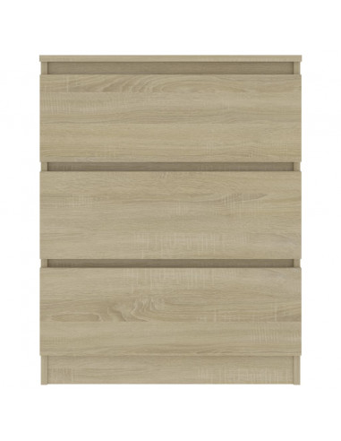 Credenza Rovere Sonoma 60x35x76 cm in Legno Multistrato