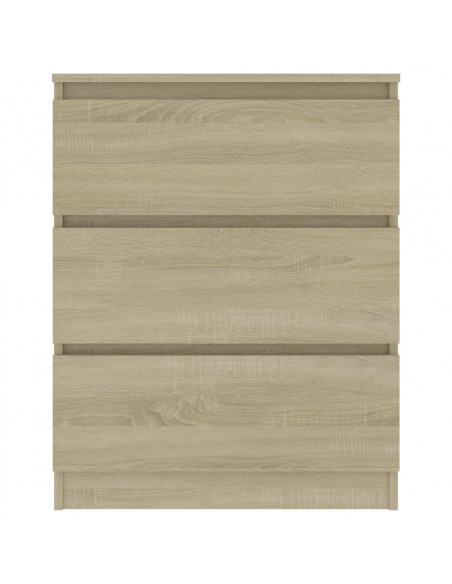 Credenza Rovere Sonoma 60x35x76 cm in Legno Multistrato