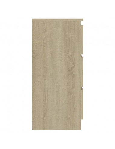 Credenza Rovere Sonoma 60x35x76 cm in Legno Multistrato