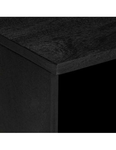 Mobile Porta TV Nero 80x33x46 cm in Legno Multistrato