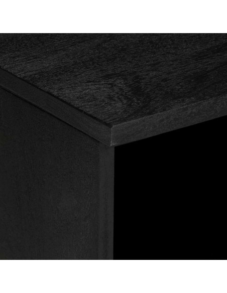 Mobile Porta TV Nero 80x33x46 cm in Legno Multistrato