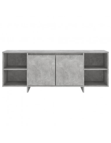 Mobile TV Grigio Cemento 130x35x50 cm in Truciolato