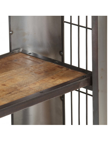 Credenza 120x30x73 cm in Legno Massello di Mango