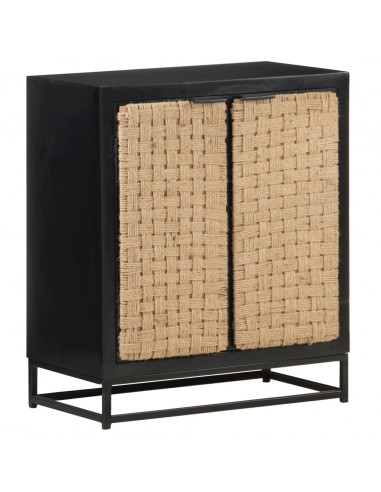 Credenza 60x35x70 cm in Legno Massello di Mango