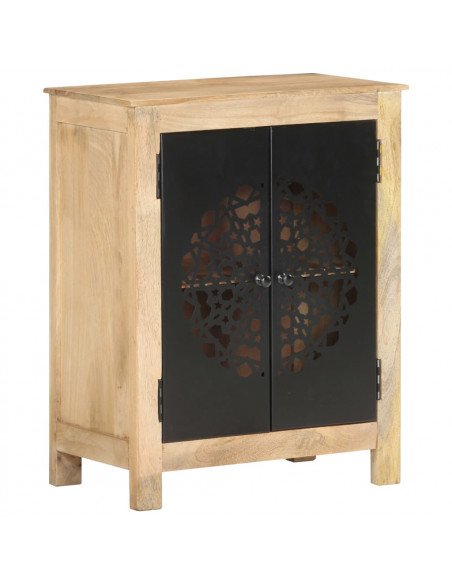 Credenza 60x35x75 cm in Legno Massello di Mango