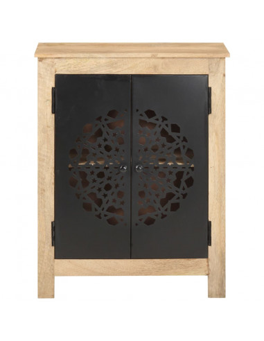 Credenza 60x35x75 cm in Legno Massello di Mango